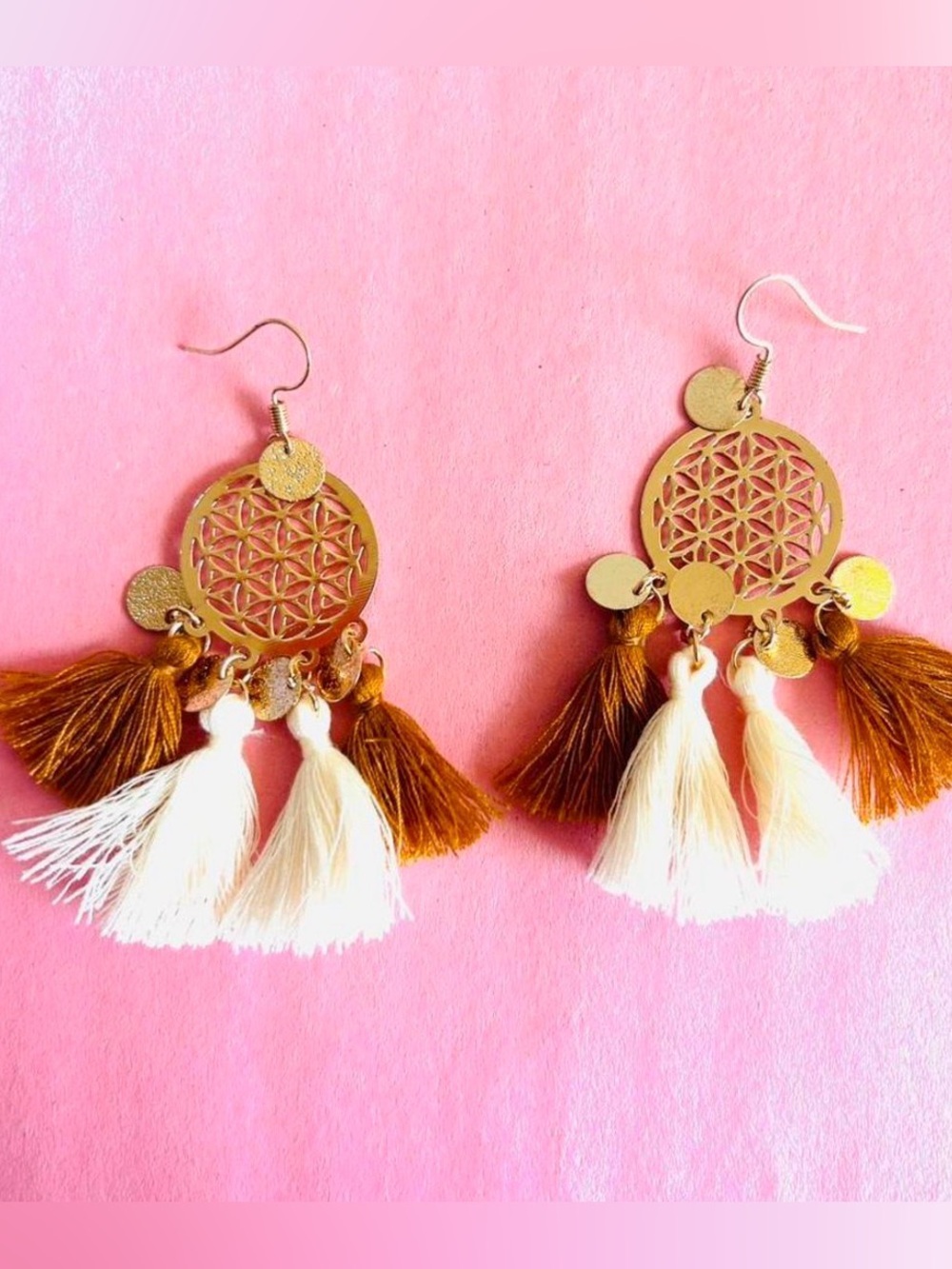 Golden Tassel Earrings
